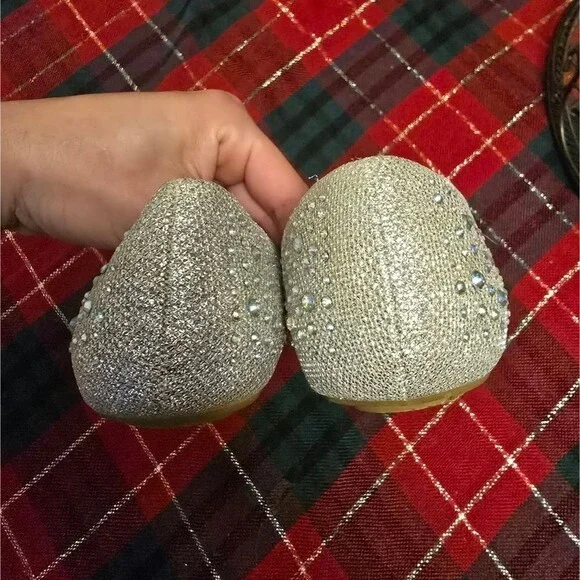 DONATING SOON 🚨Hotcakes rhinestone flats - Picture 6 of 7